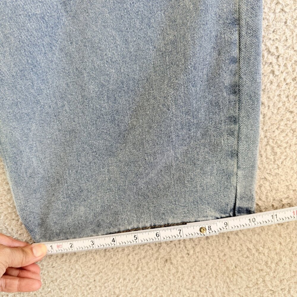 Avandress Jeans Blue Wide Leg Cargo Denim Pants Utility Pockets - Picture 8 of 10